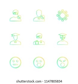 avtar  user  profile  avatar  emoji  emoticon  face  profile  picture  man  woman  ladies  gents  male  female  boy  girl  icon vector design  flat  collection style creative  icons