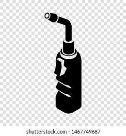Avto welding torch icon. Simple illustration of avto welding torch vector icon for web