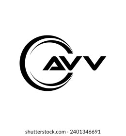 AVV Letter Logo Design, Inspiration for a Unique Identity. Modern Elegance and Creative Design. Watermark Your Success with the Striking this Logo.