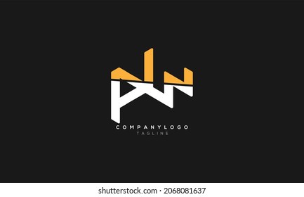 AVW, VAW, Resumen diseño inicial de logotipo en letra monograma
