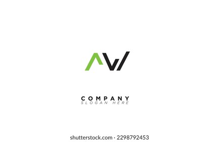AW Alphabet letters Initials Monogram logo WA, A and W