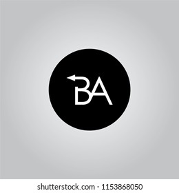 AW UP TO AZ LOGO DESIGN WITH BLACK AND WHITE CREATIVE ICON TEXT LETTER VECTOR.