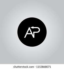 AW UP TO AZ LOGO DESIGN WITH BLACK AND WHITE CREATIVE ICON TEXT LETTER VECTOR.