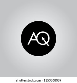 AW UP TO AZ LOGO DESIGN WITH BLACK AND WHITE CREATIVE ICON TEXT LETTER VECTOR.