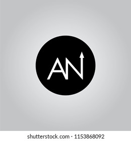 AW UP TO AZ LOGO DESIGN WITH BLACK AND WHITE CREATIVE ICON TEXT LETTER VECTOR.