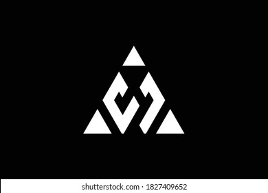 AW letter logo design on luxury background. WA monogram initials letter logo concept. AW icon design. WA elegant and Professional white color letter icon design on black background.  AW WA
