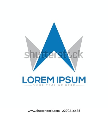 AW letter logo design Unique and Modern