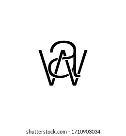 Original-Monogramm-Logo-Design mit Buchstaben