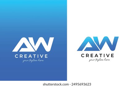 AW Logo oder AW Logo Design für Unternehmen und Unternehmen	