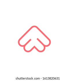 aw logo design simple modern template