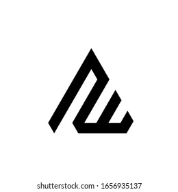 AW logo is a little explanation of the concept of the logo: a unique AW letter with clean, clear, thick, and elegant lines
