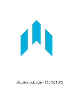 AW Logo Vektorillustration Moderne Vorlage