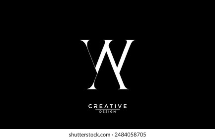 AW, WA, A, W, Abstract Letters Logo Monogram