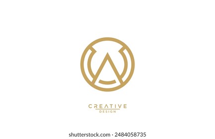 AW, WA, A, W, Letras Abstractas Logo Monograma