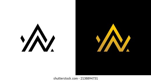 Aw aN wA NA AV Logo Monogram Icon Vector Template