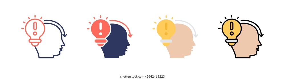 Awakening Multi Style Icon Set Vector