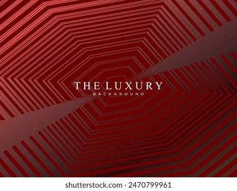 Award Background stripes Shiny gradient red color. Luxury Graphic Background.