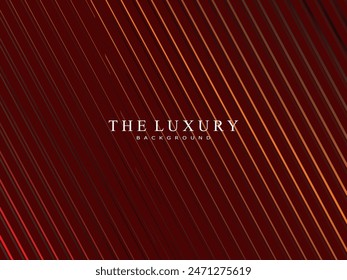 Award Background stripes Shiny gradient red color. Luxury Graphic Background.	