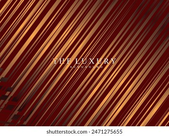 Award Background stripes Shiny gradient red color. Luxury Graphic Background.	