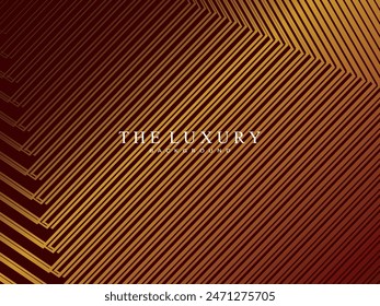 Award Background stripes Shiny gradient red color. Luxury Graphic Background.	
