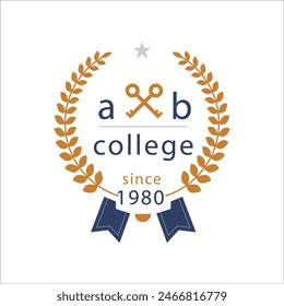 Insignia de premio diseño creativo del logotipo