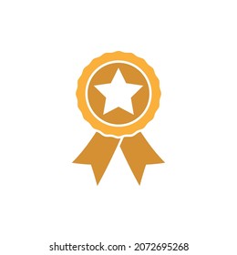 Award badge icon design template vector isolated illustration