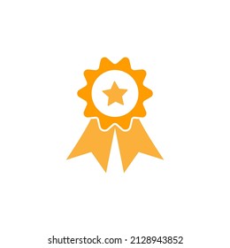 Award badge icon design template vector isolated illustration