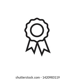 Award badge icon graphic design template vector illustration
