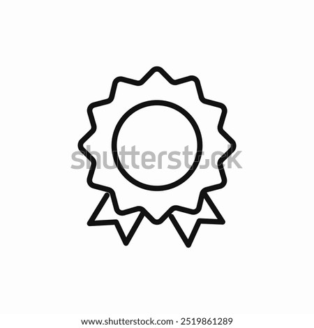 award badge icon sign vector