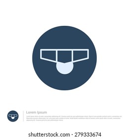 Award badge icon thin line for web and mobile, modern minimalistic flat design. Vector outline icon and offset colour on light white background. vector illustration