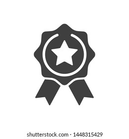 Award badge icon vector image