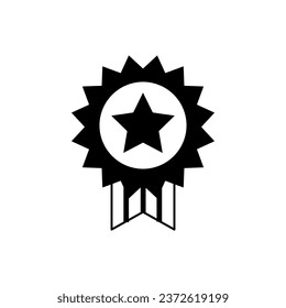 Award badge on white background