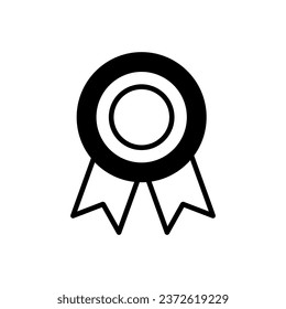 Award badge on white background