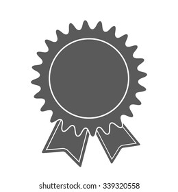 award badge with ribbons