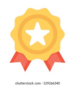 Award Badge Vector Icon