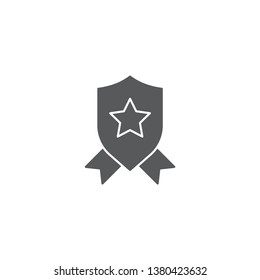 Award Badge vector icon illustration design isolated on white