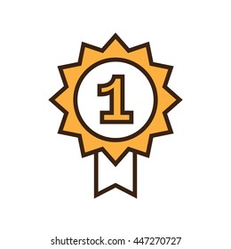An award badge/ribbon icon.