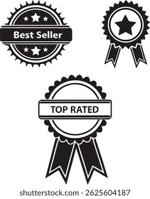 Award Badges and Emblems Design. Gold Award Emblem Collection. Badge and Emblem Graphic Set. Modern Award Badge Design. Emblem and Badge Concept Art. Classic Award Badge Illustration