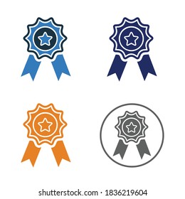 Premio, icono de mejor calidad. Gráficos vectoriales