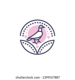 award bird icon- vector sign symbol for your website or mobile apps.