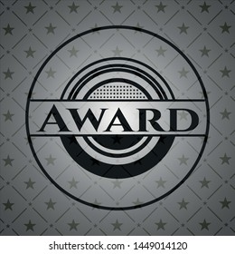 Award black emblem. Vintage. Vector Illustration. Detailed.
