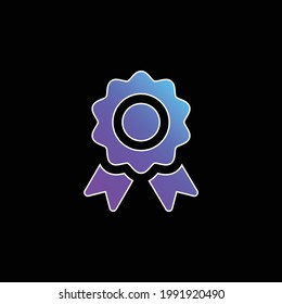 Icono de vector de gradiente azul