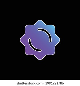 Award blue gradient vector icon