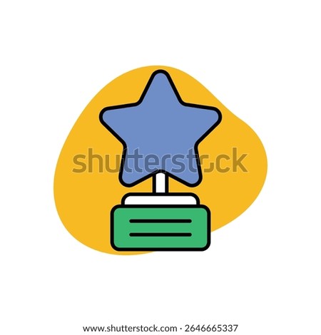 Award Ceremony Icon vector stock illustration