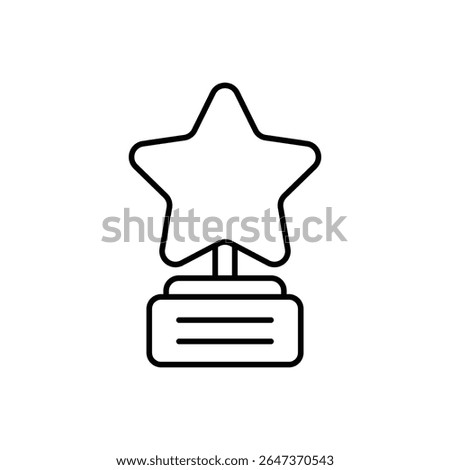 Award Ceremony Icon vector stock illustration