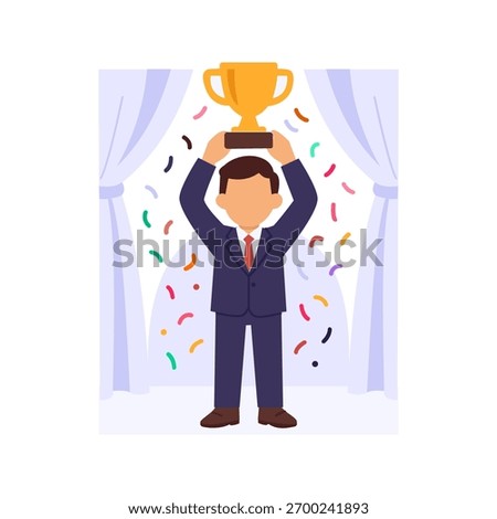 Award Ceremony, recognizing achievements on stage event