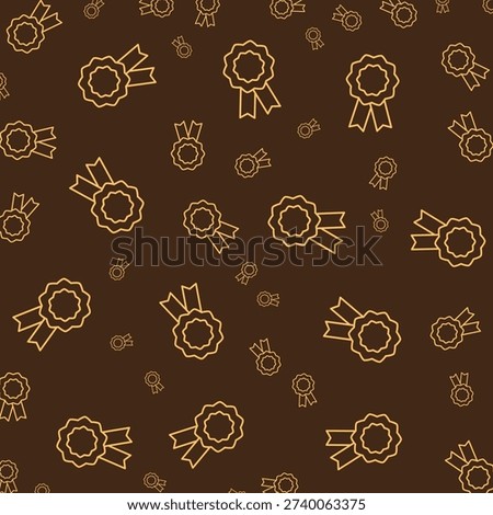 Award certificate cute art element trendy design vector colorful background.eps