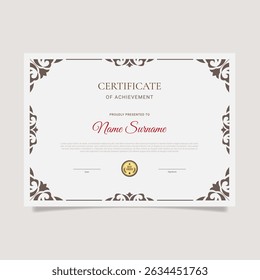 An award certificate is displayed in a light brown frame.
