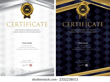 award certificate template design 156
This award certificate design template is highly customizable and can be optimized to your liking by inserting text, logos, photos, and more.