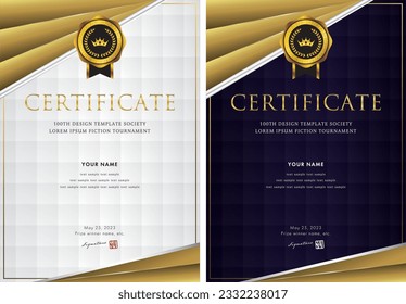 award certificate template design 157
This award certificate design template is highly customizable and can be optimized to your liking by inserting text, logos, photos, and more.